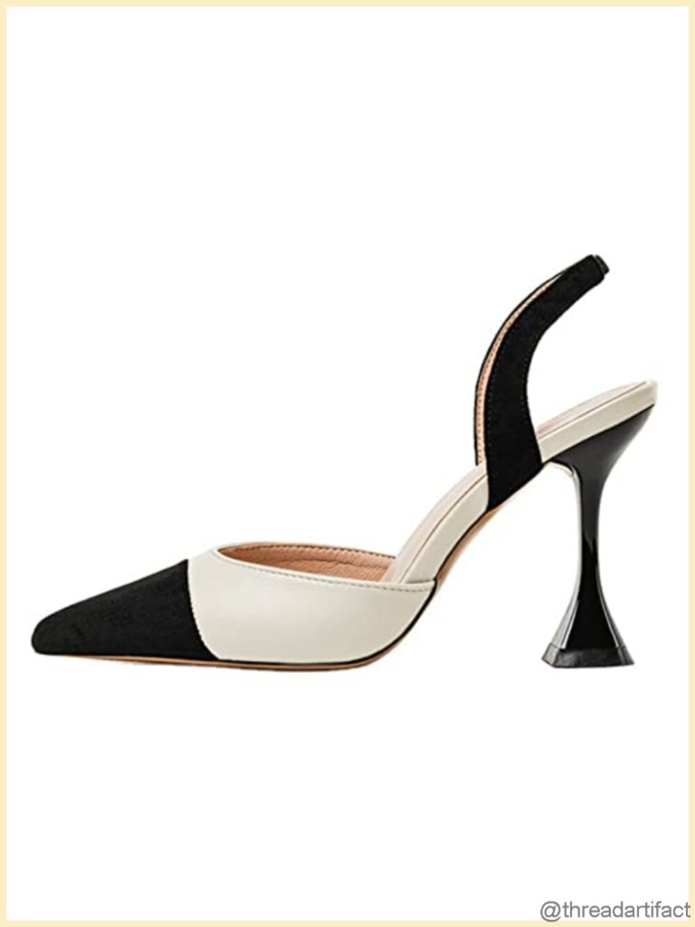 Slingback Pumps Pointed Toe Stiletto Heels Faux Suede Party Dress Shoes